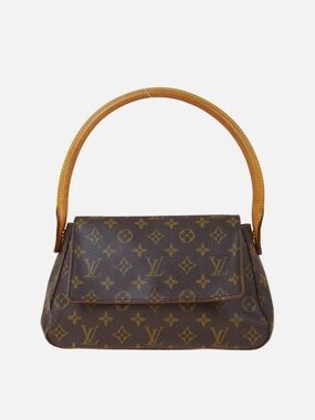 Used Louis Vuitton Mini Looping Monogram M51147 Handbag
